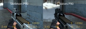 CSS Skin - Silver P90 Silver P90 for CSS