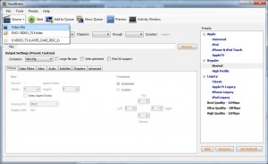 HandBrake - Screen 1